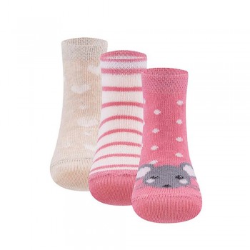 Παιδικές ροζ κάλτσες 205248-002 Ewer's 3τμχ 